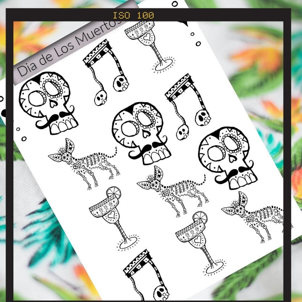 Day of the Death Stickers